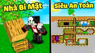 MỀU THỬ THÁCH XÂY NHÀ BÍ MẬT DƯỚI GỐC CÂY TRONG MINECRAFT*REDHOOD KHÁM PHÁ CĂN HẦM BÍ MẬT DƯỚI CÂY