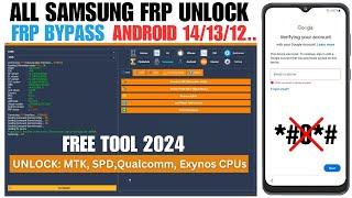 All Samsung FRP Bypass 2024, Samsung Google Lock Remove Android 14/13/12 |  FREE Tool 2024