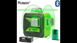 Nivel láser Huepar 603CG-BT Bluetooth 360 [Compara Calidad Y precio] El mejor Laser de linea 360