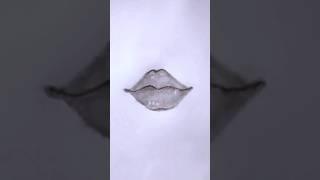 How to draw a lips - step by step #creative #lips #drawing #art #shorts