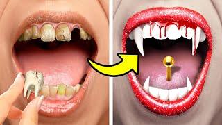 HOW TO BECOME A VAMPIRE? ‍️EXTREME MAKEOVER AND TRANSFORMATION HACKS AND TIPS
