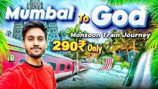 MUMBAI TO GOA Train Journey️ | Konkan Kanya Superfast Express 20111  Thivim To Baga Beach ️