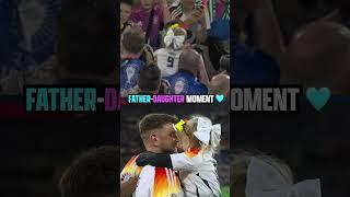 Germany's Niclas Füllkrug & daughter share special moment  #Germany #Father #Daughter #Soccer