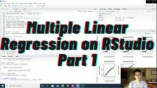 HOW TO: Multiple Linear Regression -- Analysis -- Part 1