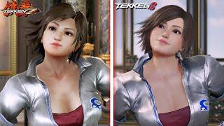 Tekken 8 - All Character Costumes Comparison (TK7 Style) - TK7 vs TK8