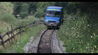 Unbelievable Ford Transit Van Converted to Rail Draisine in Viseu de Sus, Maramures, Romania!