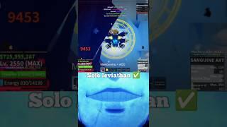 How I Solo Killed Leviathan in Blox Fruits! (Full Boss Fight)