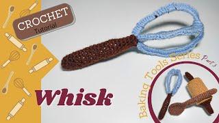 How to CROCHET a Kitchen Whisk | Crochet baking tools | HOOKED ON YARN
