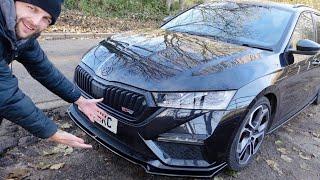 FRONT SPLITTER INSTALL - SKODA OCTAVIA MK4 vRS 2022 (MAXTON DESIGN)