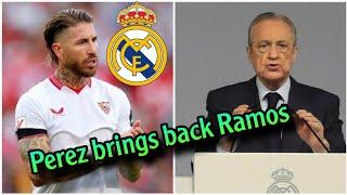 Urgent: Real Madrid surprises fans with Ramos' return to the Bernabeu!