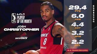 Josh Christopher Named Kia G League Player Of The Month - December 2024