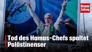 Tod des Hamas-Chefs spaltet Palästinenser | krone.tv NEWS