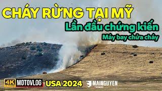 CHÁY RỪNG TẠI CALIFORNIA MỸ, LẦN ĐẦU CHỨNG KIẾN TRỰC TIẾP MÁY BAY CHỬA CHÁY | FOREST FIRE IN CALI