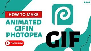 How to make an animated gif | Photopea tutorial