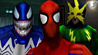 Spider-Man 1 & 2 (PS1) - Game Movie (Full Game) [Hard] [1440p]