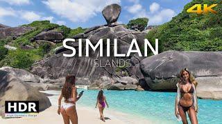 4K HDR // Walking Similan Islands | Best islands in the World | Thailand 2023 - With Captions