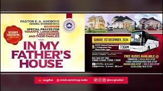 PASTOR E.A ADEBOYE SERMON | RCCG DECEMBER 1st 2024 THANKSGIVING SERVICE