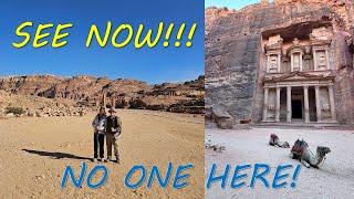 Touring Petra Like Indiana Jones – World Wonder Bucket List Site Empty!!!