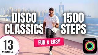 13 Mins Walking Workout Disco Classics  | 1500 Steps