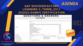 SAP SuccessFactors LMS THR88_2311 2H2023 Certification Exam Questions and Answers Preparation