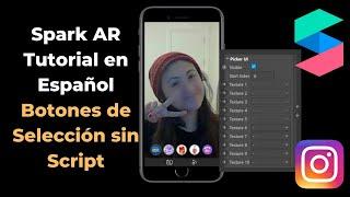 Native UI picker, Botones de selección con LUT sin Script con Retouch - Spark AR