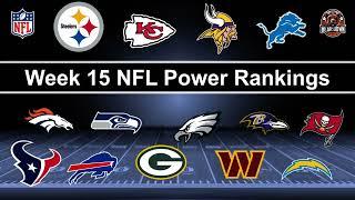 Week 15 NFL Power Rankings 