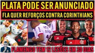 FLAMENGO PERDE MICHAEL E DE LA CRUZ | FLA CORRE PRA INSCREVER REFORÇOS | ANÚNCIO DE GONZALO PLATA E+