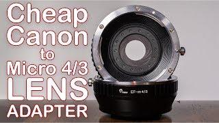 Cheapest Canon/Nikon to M43 Lens Adapter? ► Pixco FTW!