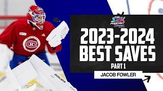 Montreal Canadiens' Prospect Jacob Fowler's 2023-2024 Best Saves Part 1 - McCagg's Sick Prospects #2