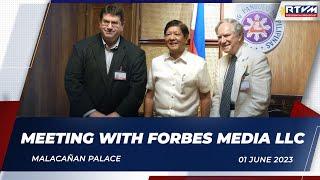 Meeting with Forbes Media LLC 06/01/2023