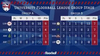 UKFF - University Floorball League 2024/25 - Matchday 1 Livestream