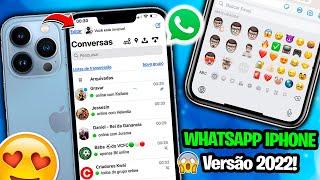 NOVO 2022! COMO DEIXAR O WHATSAPP IGUAL DO IPHONE 13 PRO MAX (IOS 15) - MUITO LINDO 