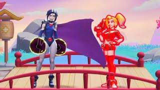 Multiversus - All Raven & Harley Quinn Unique Interactions (4k 60FPS)