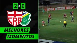 CRB vence o Altos por 2 a 0 pela Copa do Nordeste - Melhores Momentos