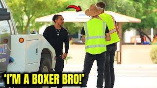 Fake Gangster Tries & FAILS To Intimidate UFC Fighter