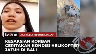 Korban Selamat Ceritakan Detik-detik Helikopter Jatuh di Bali | AKIM tvOne