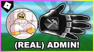 How to ACTUALLY get ADMIN GLOVE + "CERTIFIED ADMIN" BADGE in SLAP BATTLES! [ROBLOX]
