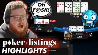 Tonkaaaap gets trapped by Aces! Online Poker Highlights!