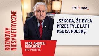 A. Rzepliński o Przyłębskiej: Szkoda, że była przez tyle lat i psuła Polskę | ROZMOWY NIESYMETRYCZNE