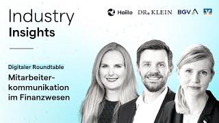 Haiilo Industry Insights - Interne Kommunikation im Finanzwesen