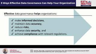 Celio Oliveira: 5 Ways Effective Data Governance Can Help You | DATA ANALYTICS FOR HEALTHCARE