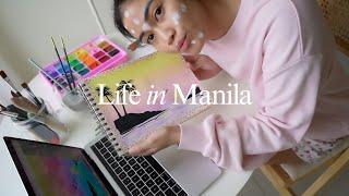 Life in Manila | overcoming social anxiety, painting, working out, bini live performance!
