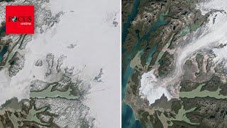 Zwei Bilder der Nasa machen fatale Eisschmelze für jeden sichtbar