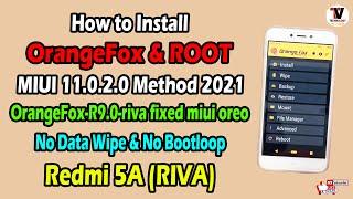 How to install OrangeFox Recovery (TWRP Recovery) & ROOT on Redmi 5A - Work on MIUI 11 No Data Wipe