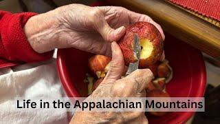 Snow, Music, & Working Up Apples - February in the Mountains of Appalachia