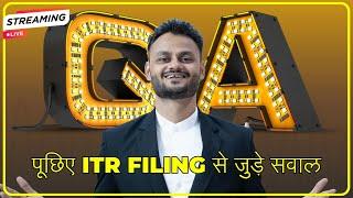 पूछिए  ITR Filing से जुड़े सवाल | Live QnA Session