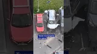 Срочно: момент взрыва машины офицера Минобороны РФ в Москве попал на видео #shorts