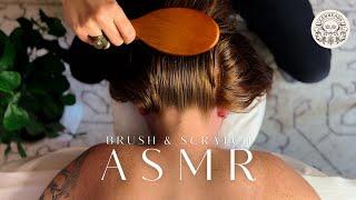 ASMR Gentle Massage and Hair Brushing Put Her to Sleep [No Talking]