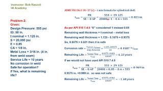 API 510 Online Training and Calculation Practice by I4I Academy - Inspection 4 Industry LLC