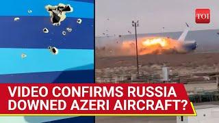 Kazakhstan Crash: Shocking Video Confirms Russia Missile Downed Azerbaijan Plane? Experts Say...